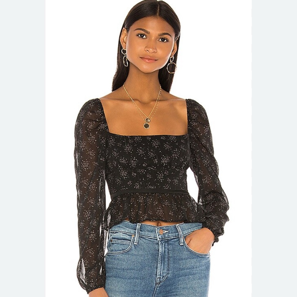 Privacy Please Sienna Top in Amelia Floral